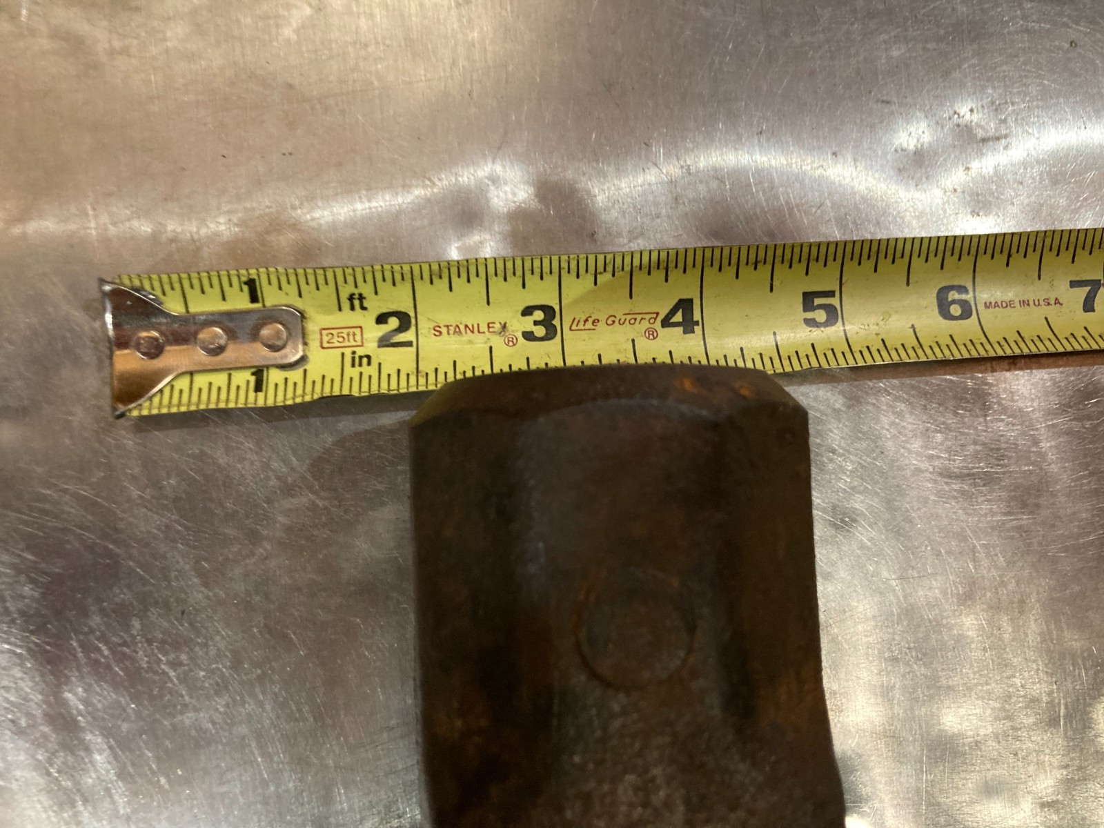 Vintage USM 8lb Sledge Hammer Head Octagonal Shape. Double stamped.