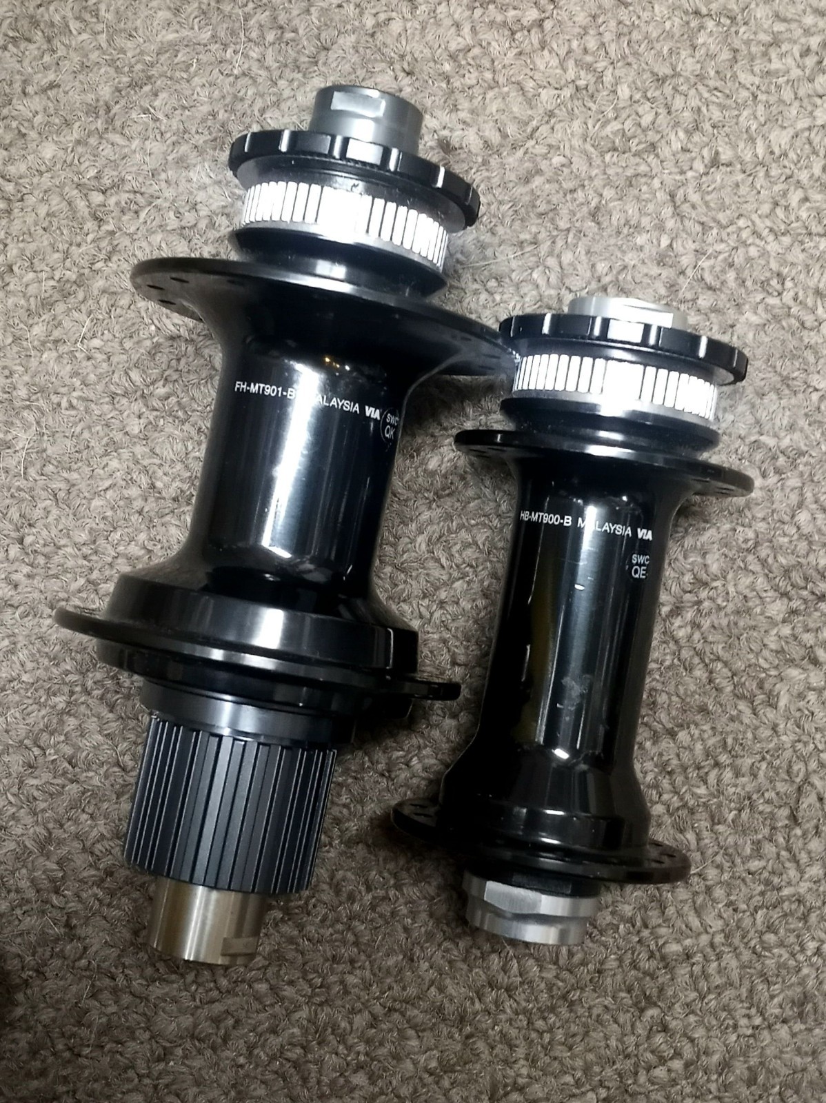 Shimano MT900 MT901 Boost Hub Set Micro Spline Center Lock XTR Level
