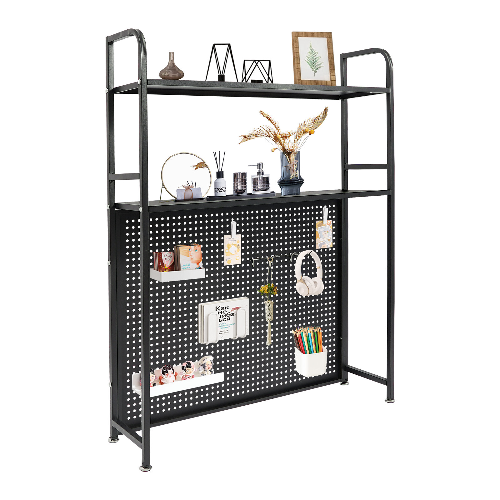 Desktop Organizer, Storage Rack, Table Shelf