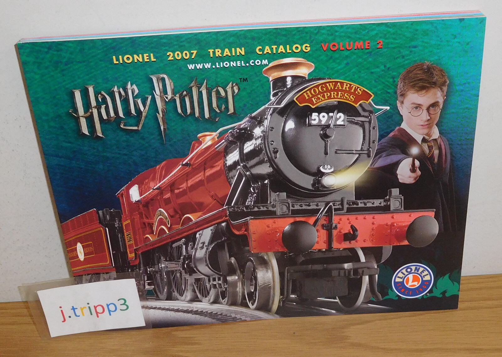 Lionel Train 2007 Catalog Volume 2 O Gauge 274 Pages Harry Potter Hogwarts Cover