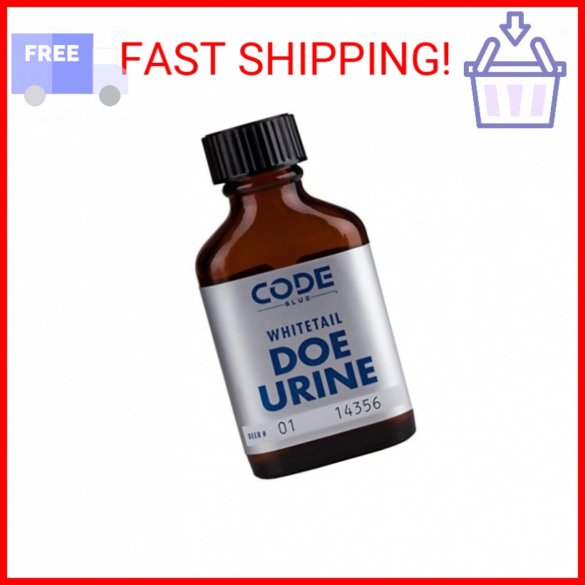 Code Blue Whitetail Doe Urine, 1 oz.