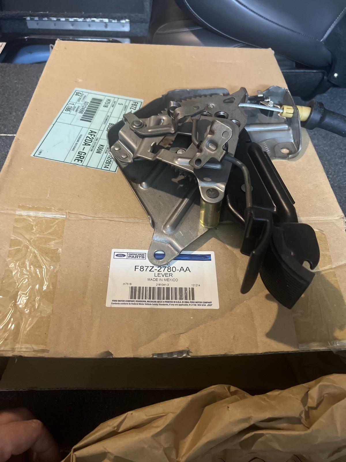 Genuine Ford Explorer Parking Brake Cable Lever Assembly OE F87Z2780AA