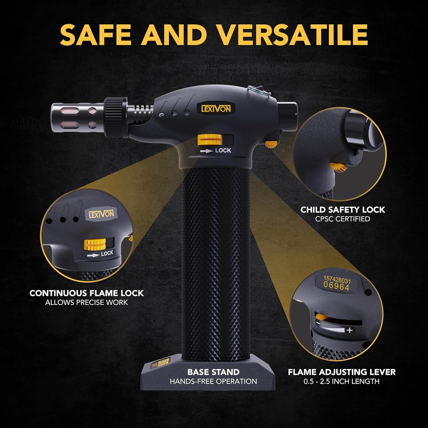 Butane Torch Multi-Function Kit | Premium Self-Igniting Soldering Station LX-771
