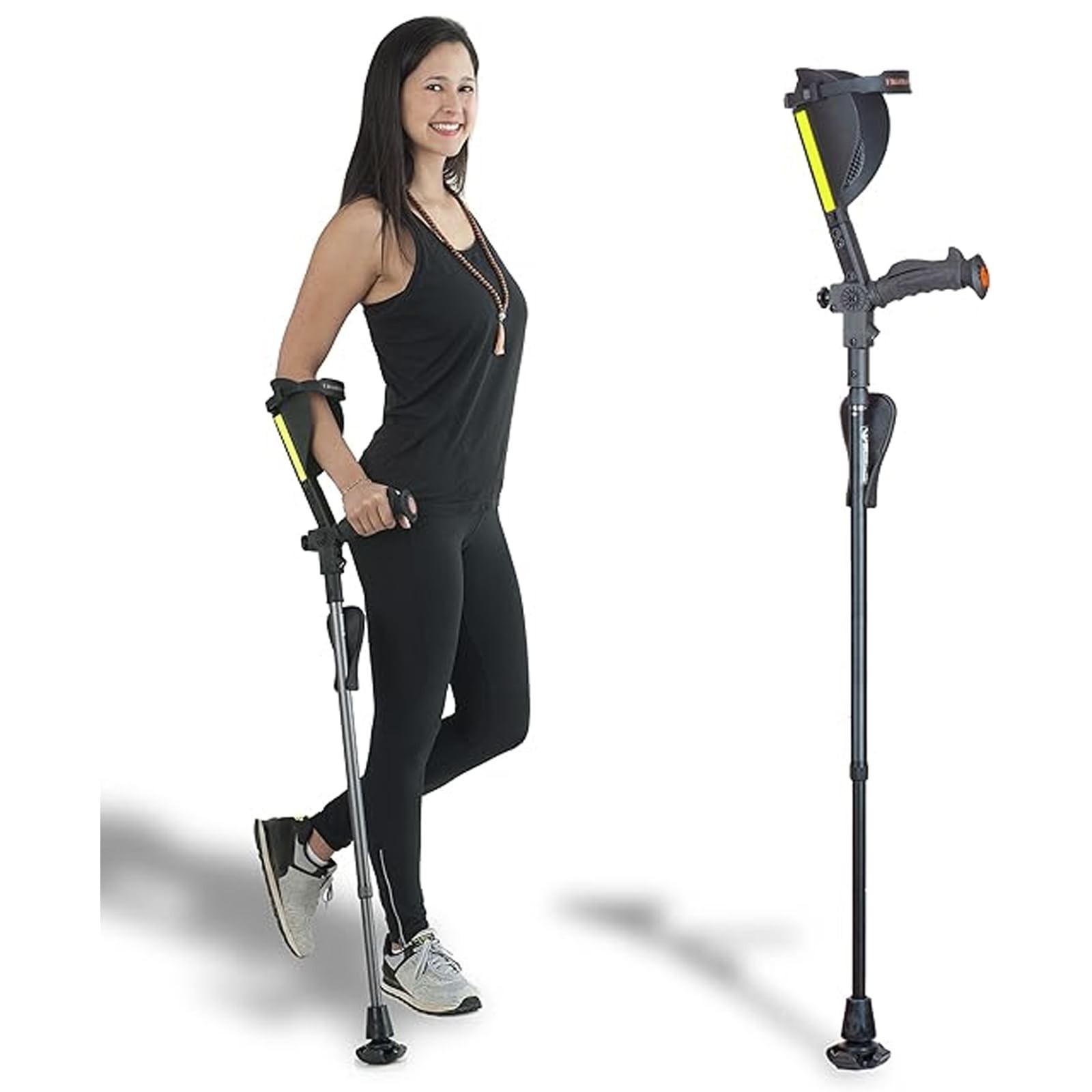 7G Ergonomic Crutch/High Performance Perfect Cane- Single Unit That Acts As a...