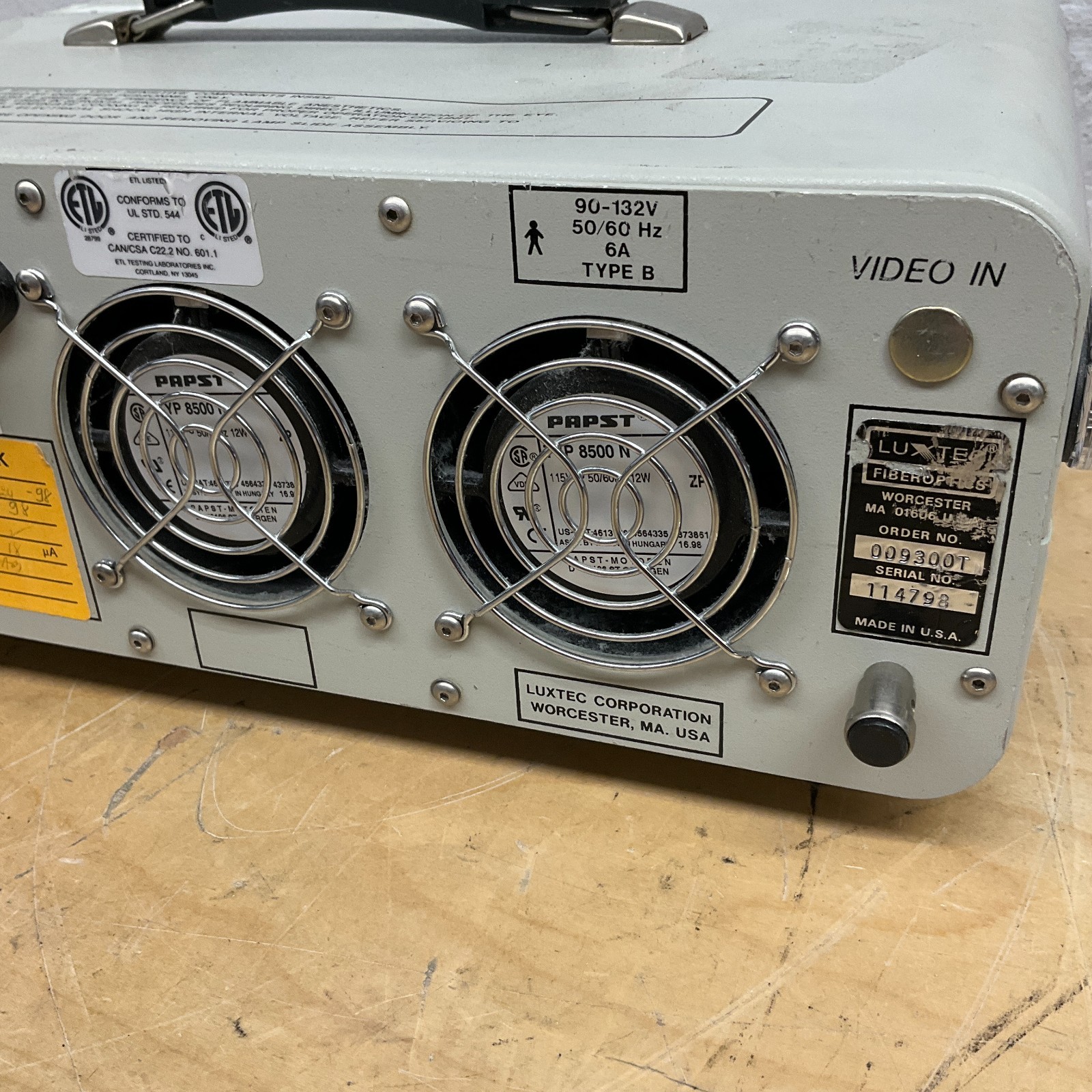 Luxtec 9300 Xenon Series 9000 Light Source Tested and Working