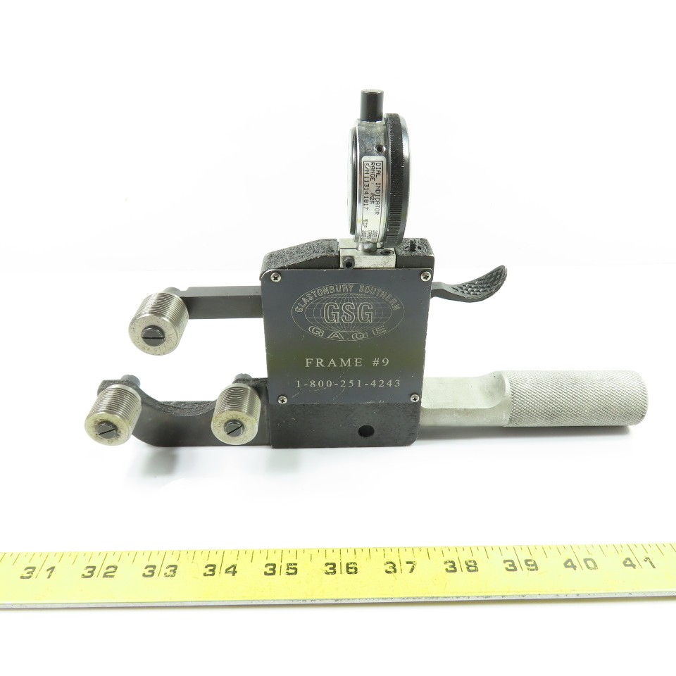 Glastonbury Southern Gage Tri Roll Thread Comparator W/Dial Indicator M50 x 1.5