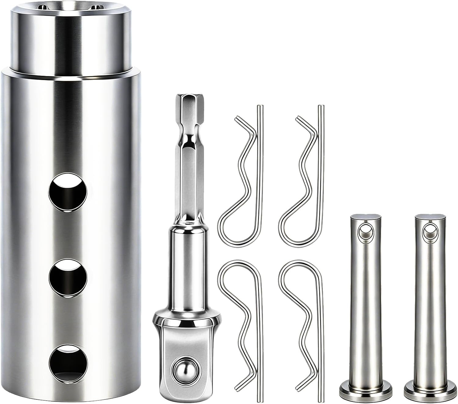 Trailer Jack Drill Adapter Compatible with 1 Inch Drive Shaft, Cordless Drill Ad