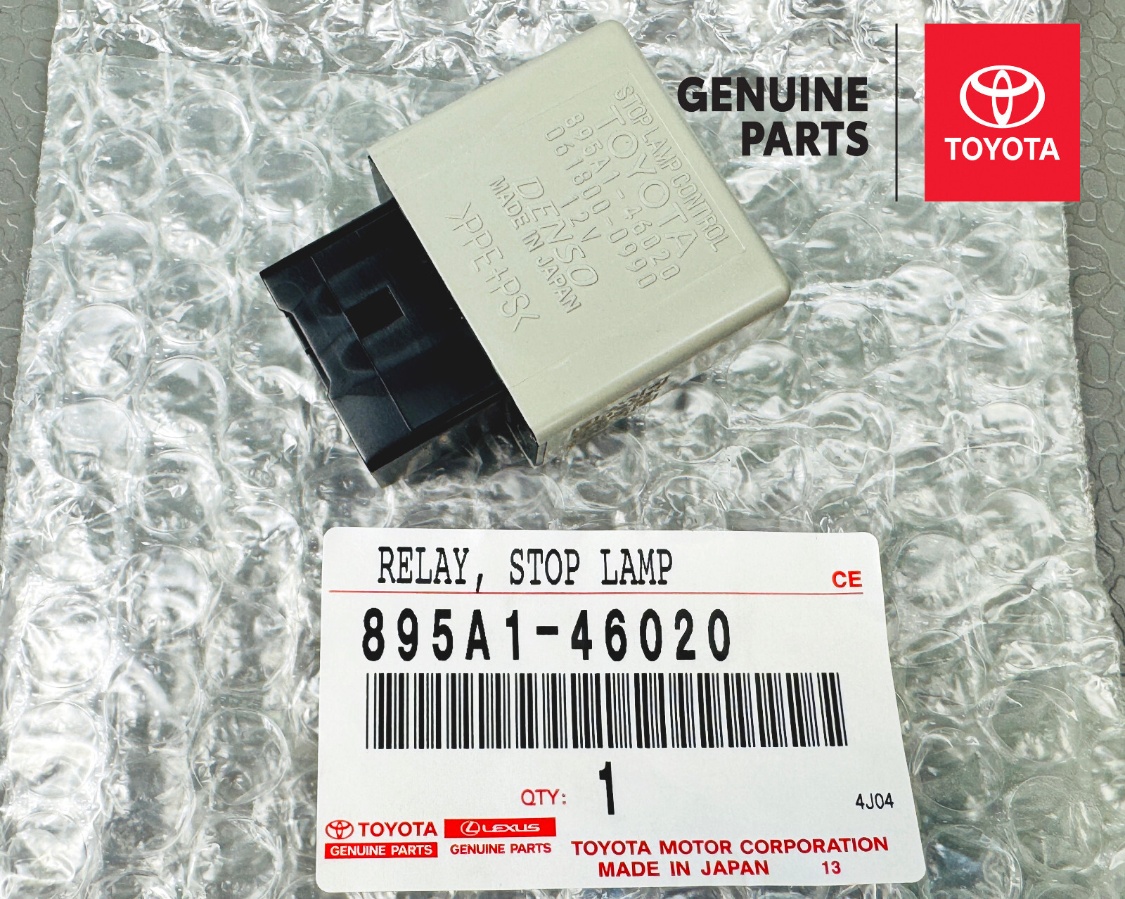 895A1-46020 GENUINE LEXUS 2010-2014 GX460 RELAY, STOP LAMP 895A146020 NEW OEM