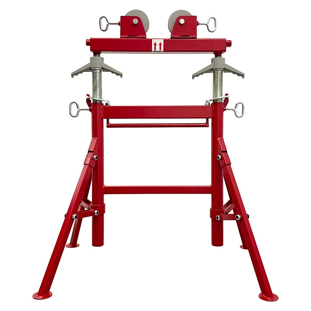Tube Pipe Roller Support Clamp Welding Positioner Height Adjustable 29"-43"