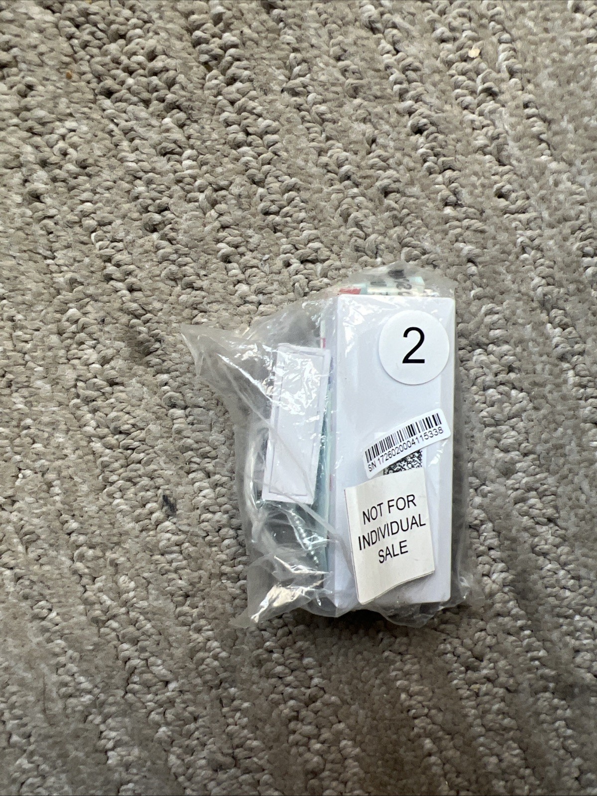2GIG DW10-345 Wireless Z-Wave Door/Window Contact Sensor Indoor White/Blue