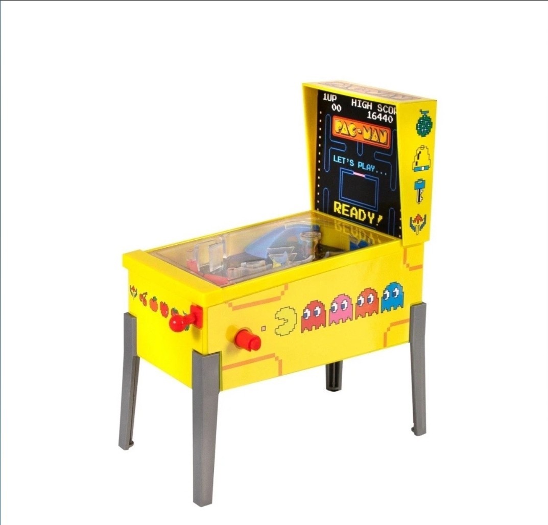 PAC-MAN Mini Arcade Pinball Machine Collector Series-Deluxe #11 • Great Gift