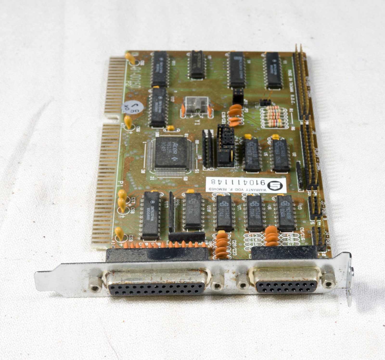 Vintage Acer IDE floppy serial parallel game controller ISAQ37