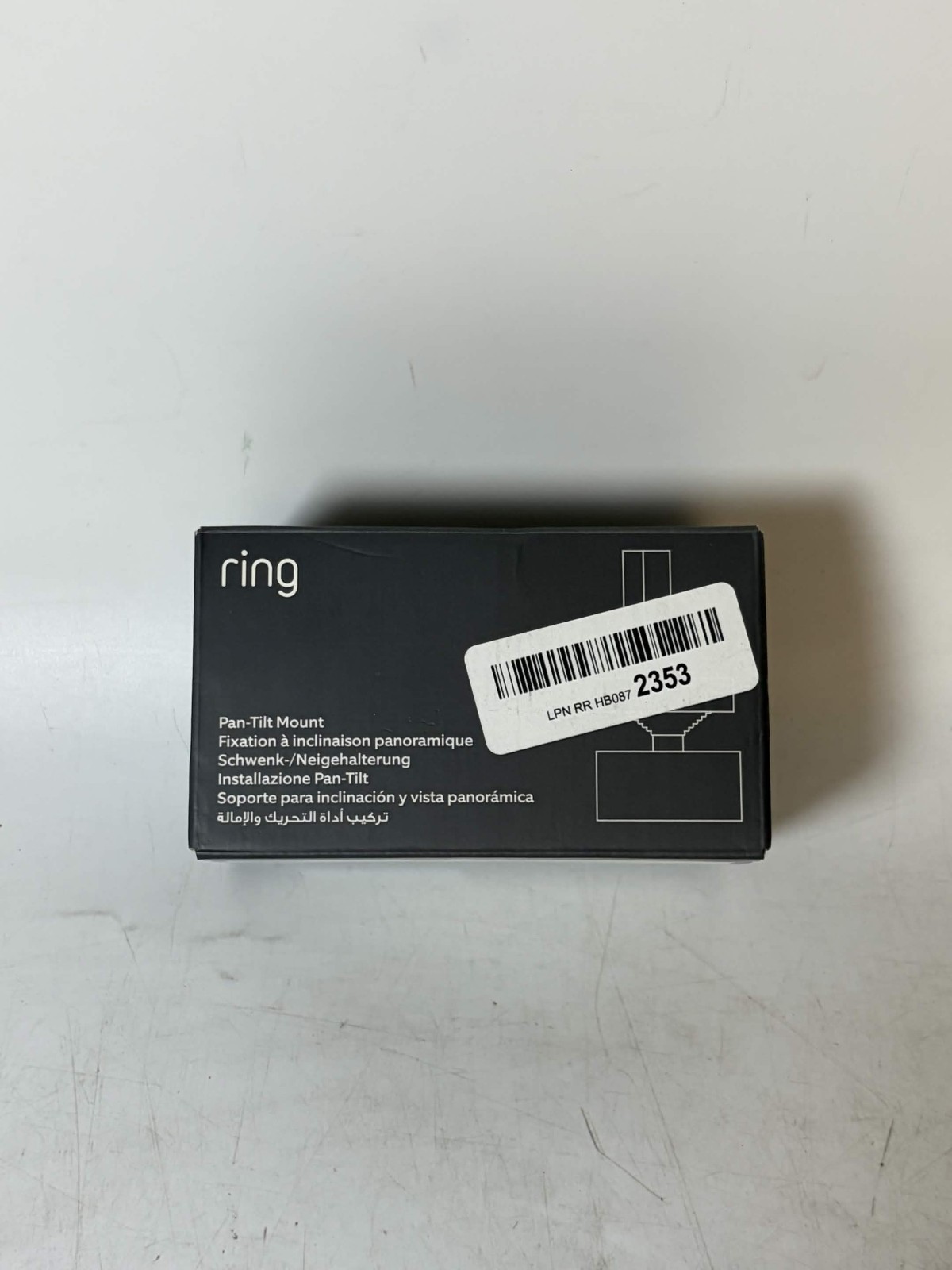 Ring Pan-Tilt Mount for Stick Up Cam 3rd Gen Black Indoor Outdoor B094611758