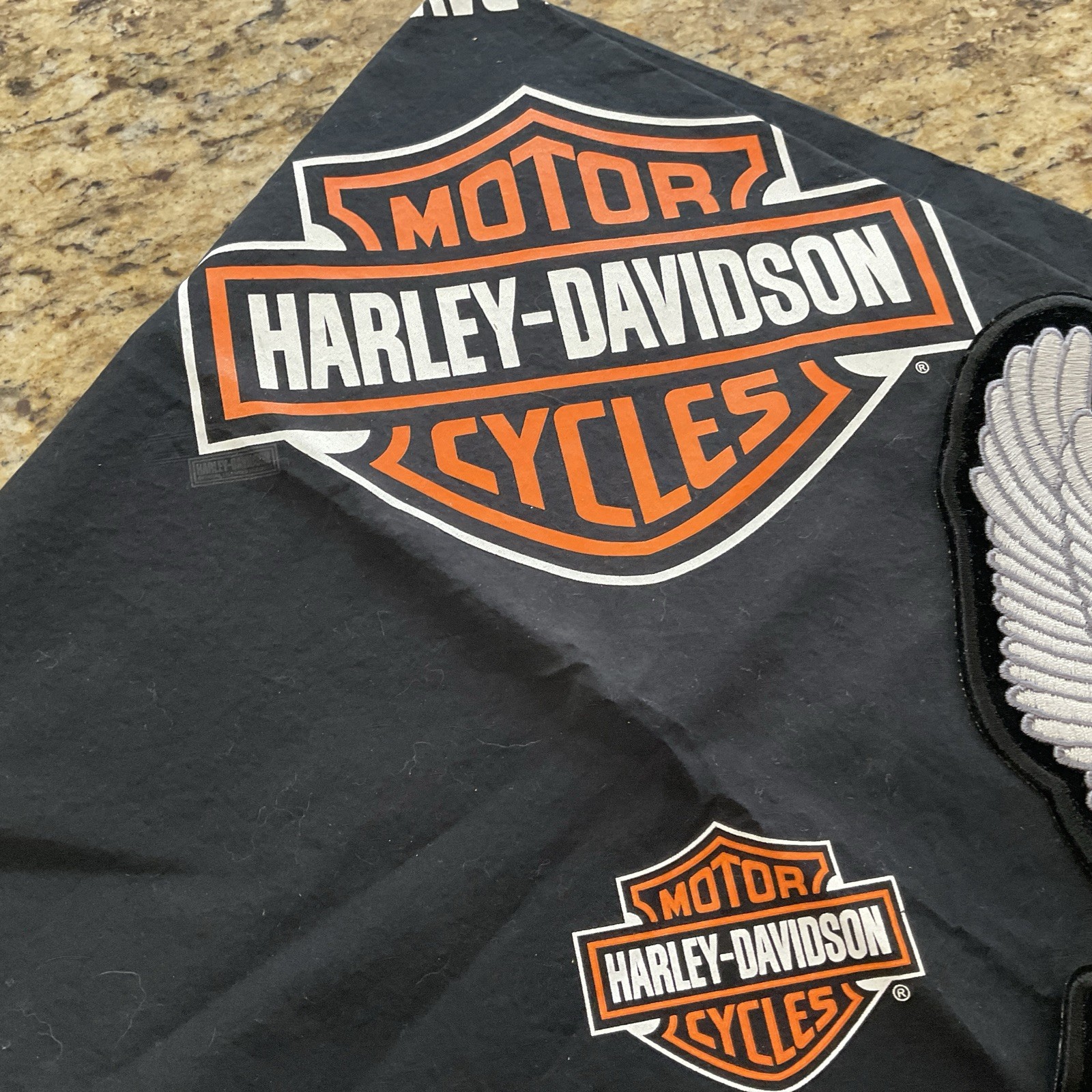 HARLEY-DAVIDSON Motorcycles LG Eagle Patch-UNUSED/Bandana