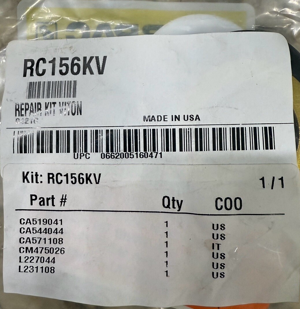 Repair Kit Enerpac RC156KV  Cylinder Repair Kit Brand New 1 Kit