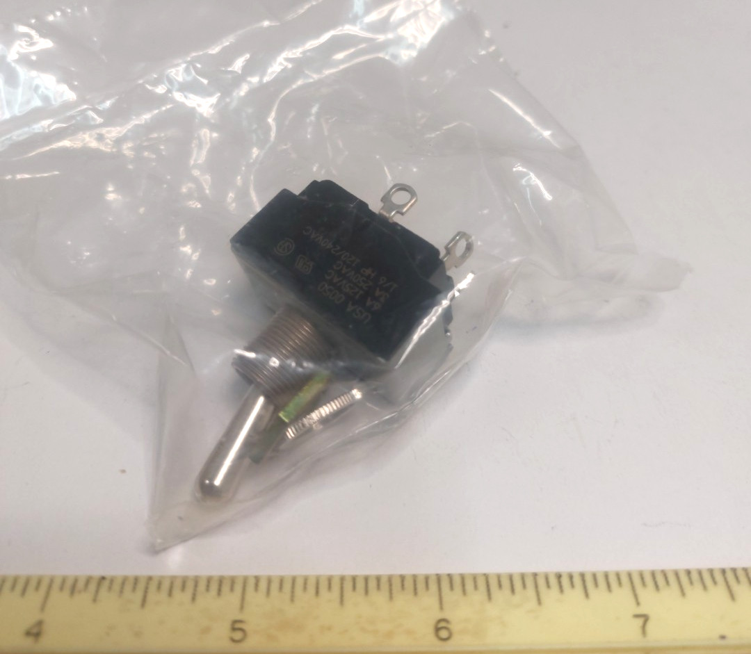 CH 7801K11 DPST Toggle Switch ON-NONE-OFF 6A 125VAC Panel Mount NOS USA Lot 1