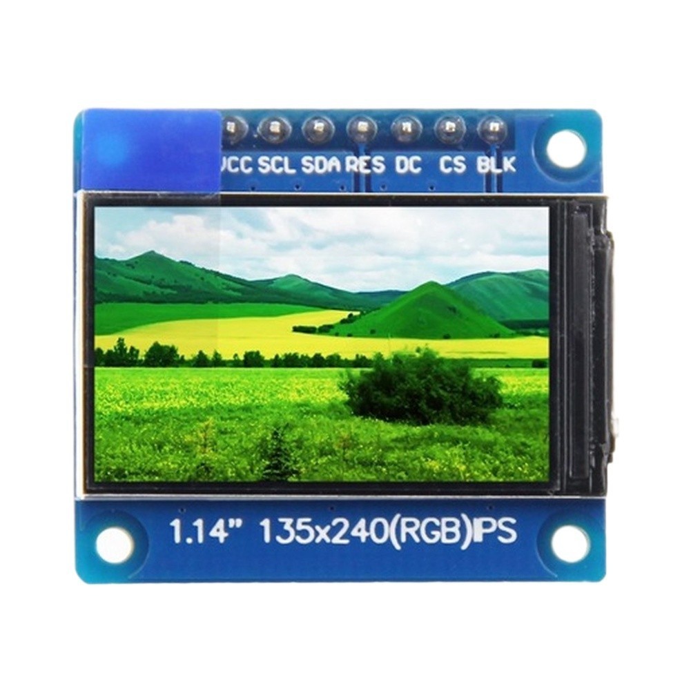 1.14 inch For SPI IPS Display Module Black Housing 30.4x28mm Dimensions