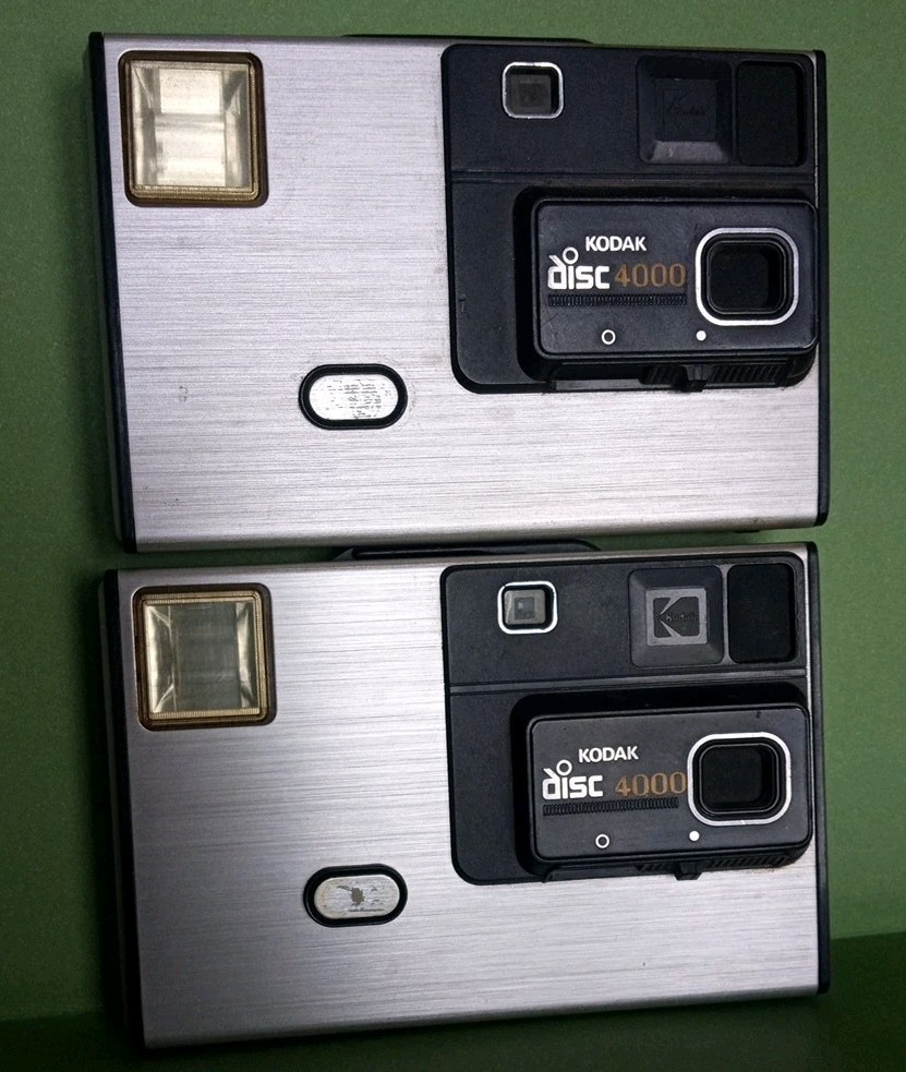 Two (2) Kodak Disc 4000 Camera Eástman Kodak USA - PARTS ONLY