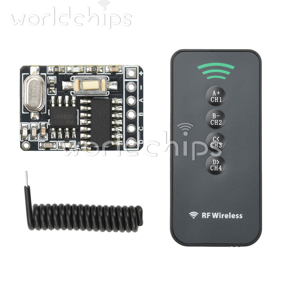 433Mhz Wireless Remote Control Switch Learning Code Decoding Receiver Module New