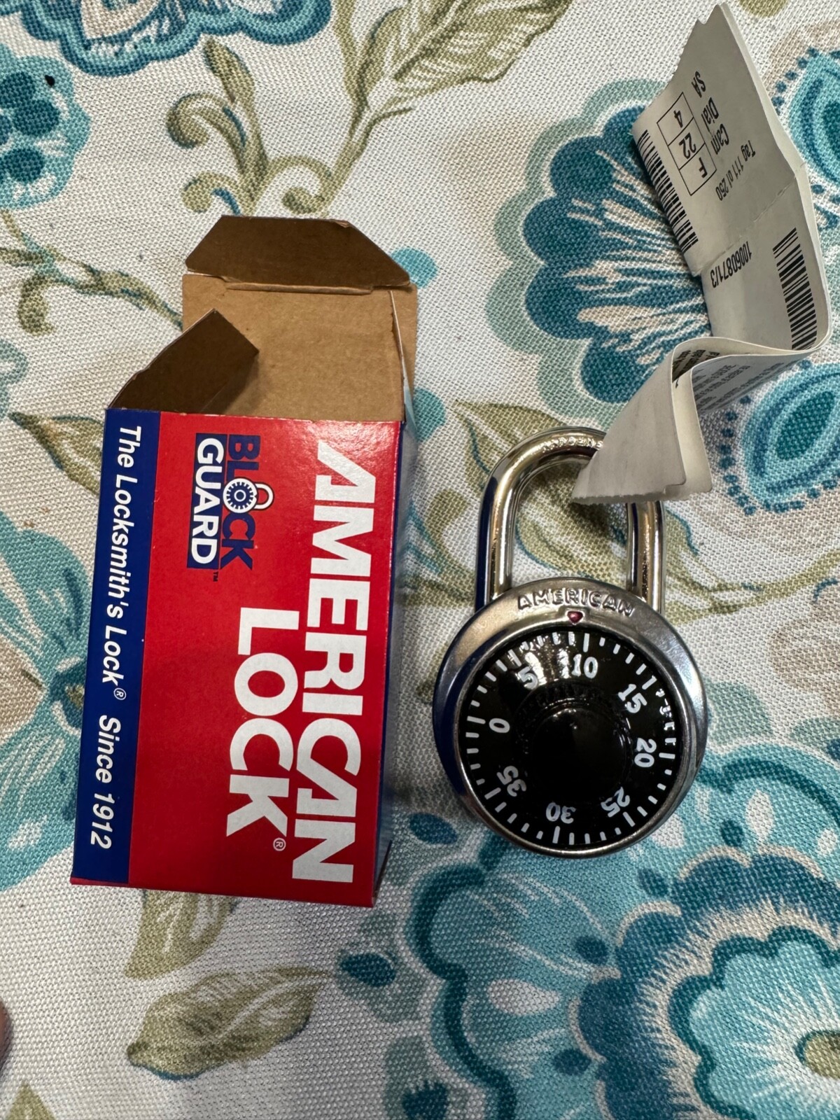 American Locks A400K Combination Lock Stainless Steel Block Guard New