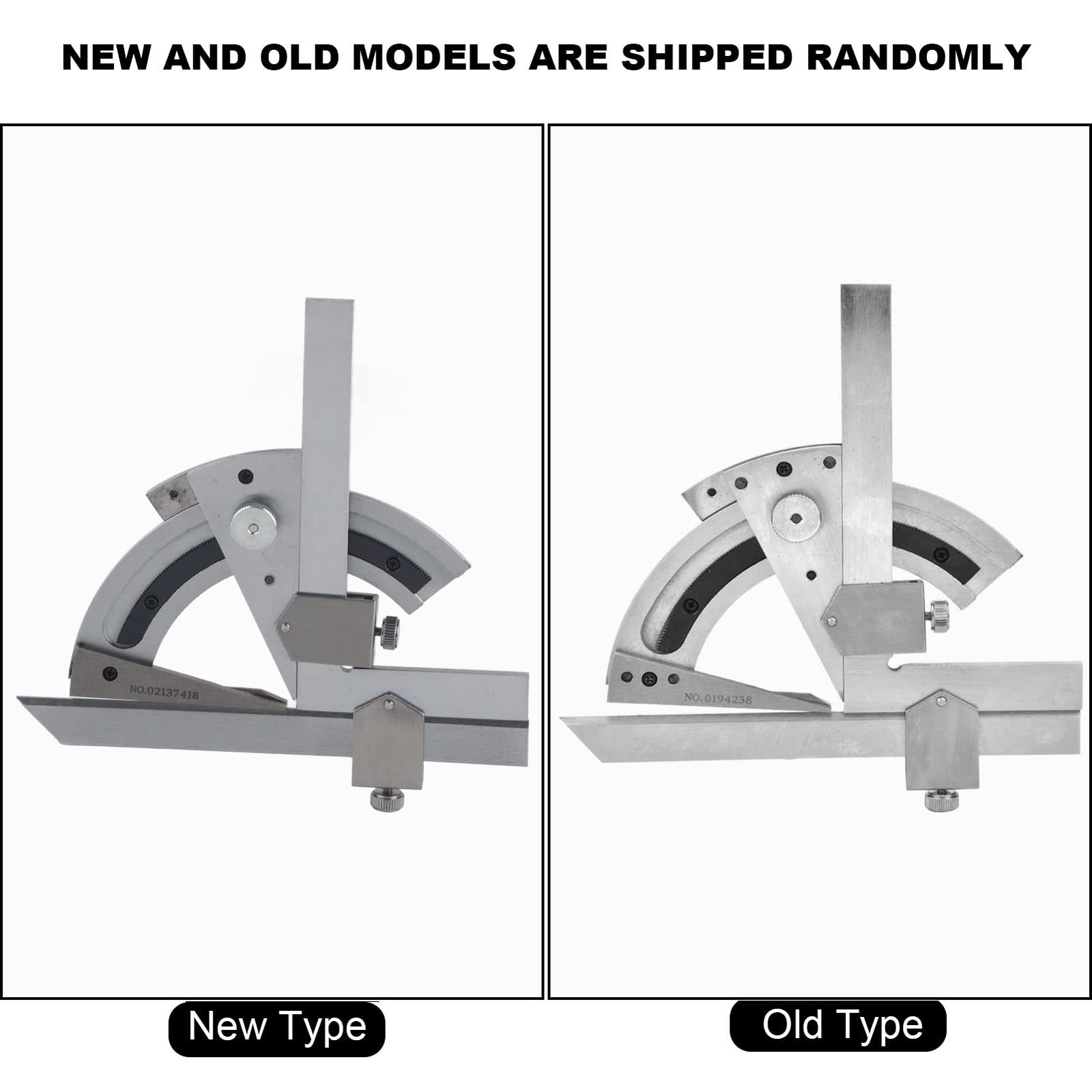 Universal Bevel Protractor, 0-320 Degree Precision Angle Measuring Tool,...