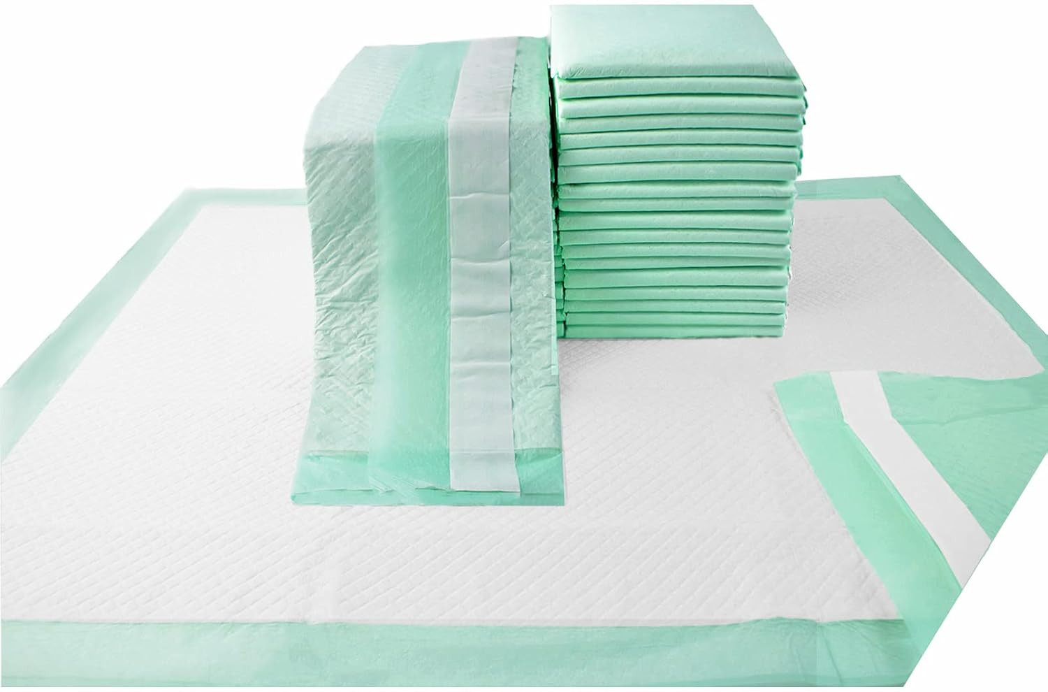 Bed Pads with Adhesive Strips 30'' X 36'' Disposable Underpads Extra Large Th