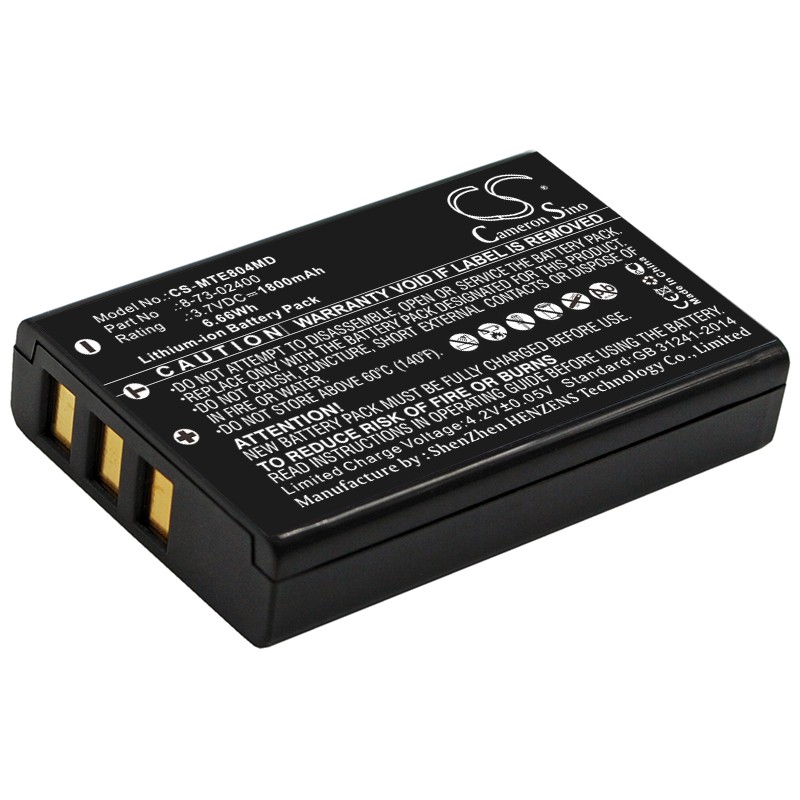 Battery for Maico easyTymp,Interacoustics TCallisto,74101501,MAI-721-4 1800mAh