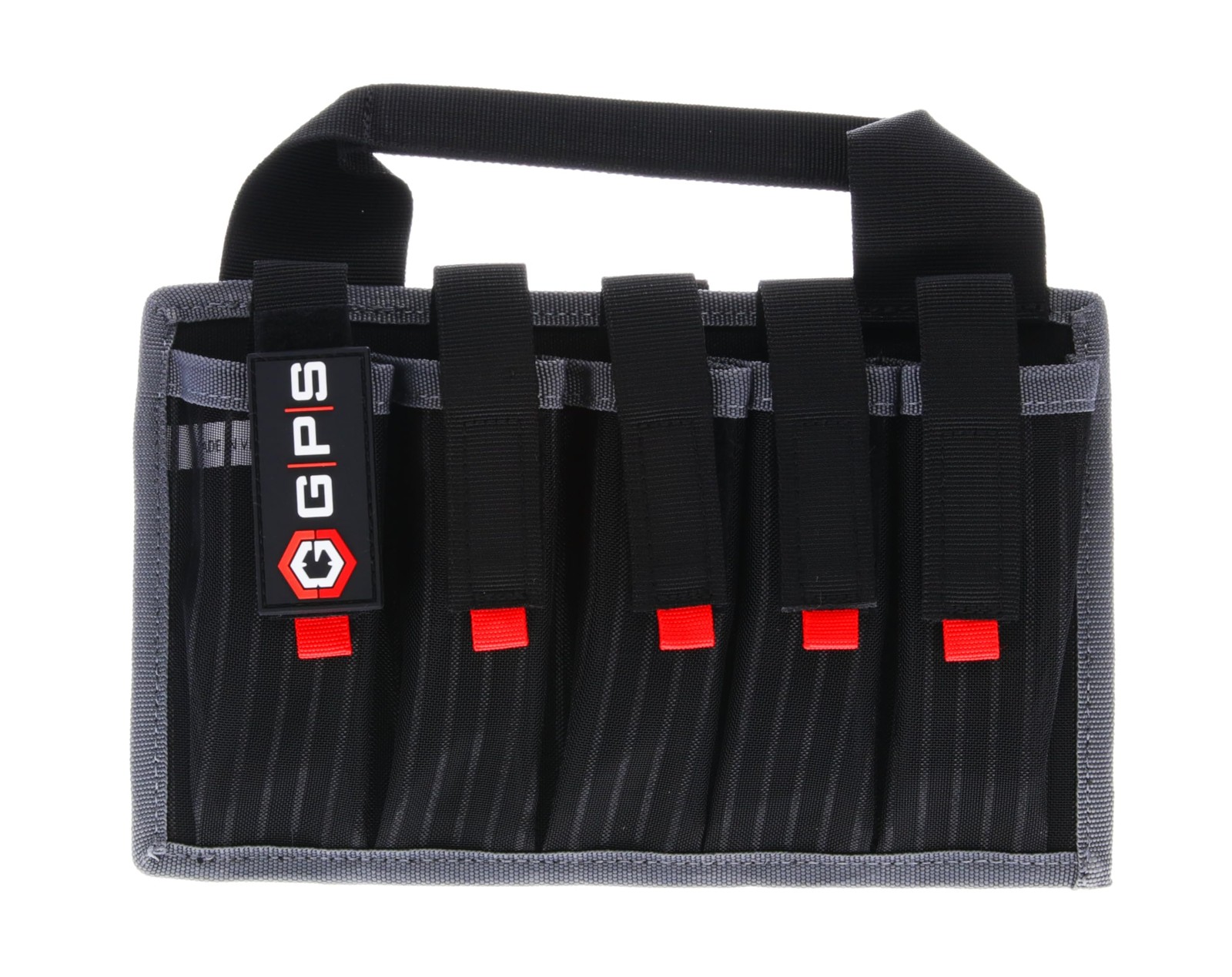 G.P.S. Pistol Magazine Tote - 10 Mags, Adjustable Locking Tabs, Shooting