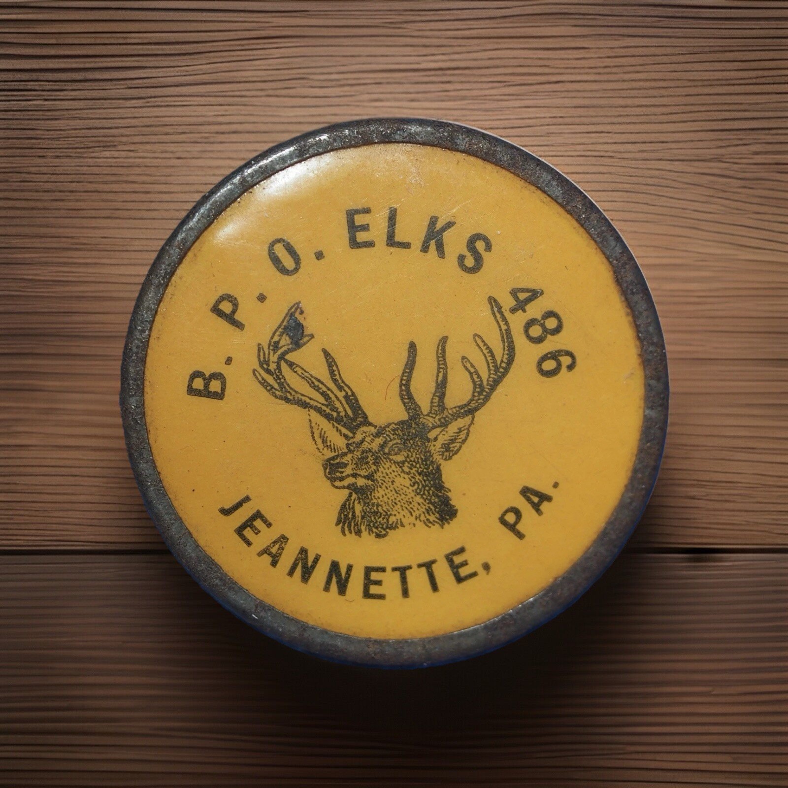 B. P. O. Elks 486, Jeanette Pennsylvania,Good For 10 Cents In Trade Token, RARE!