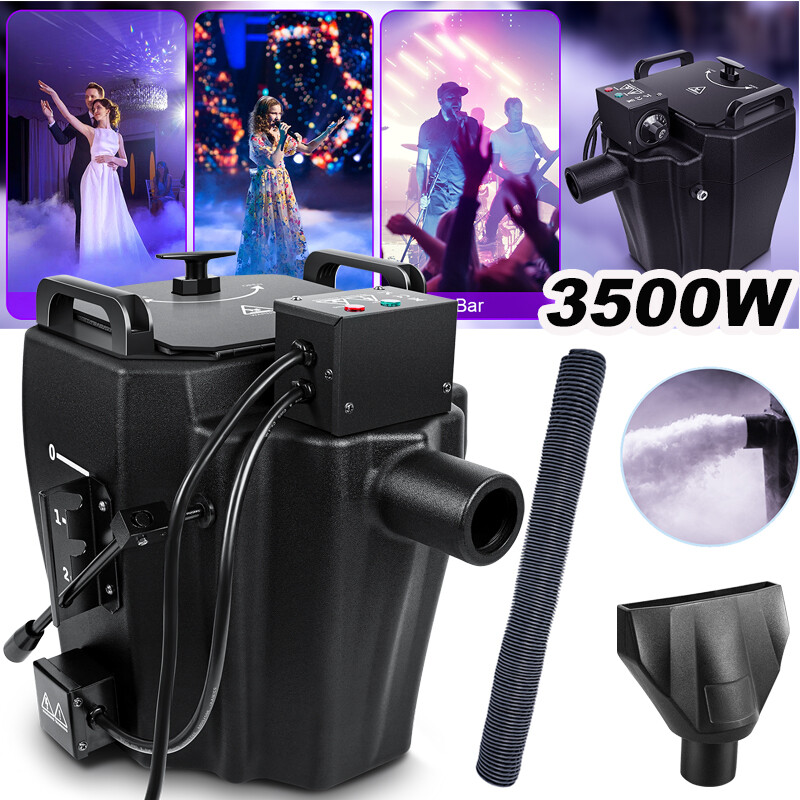 3500W Low Lying Smoke Fog Machine Stage DJ Dry Ice Fog Machine Effect Wedding