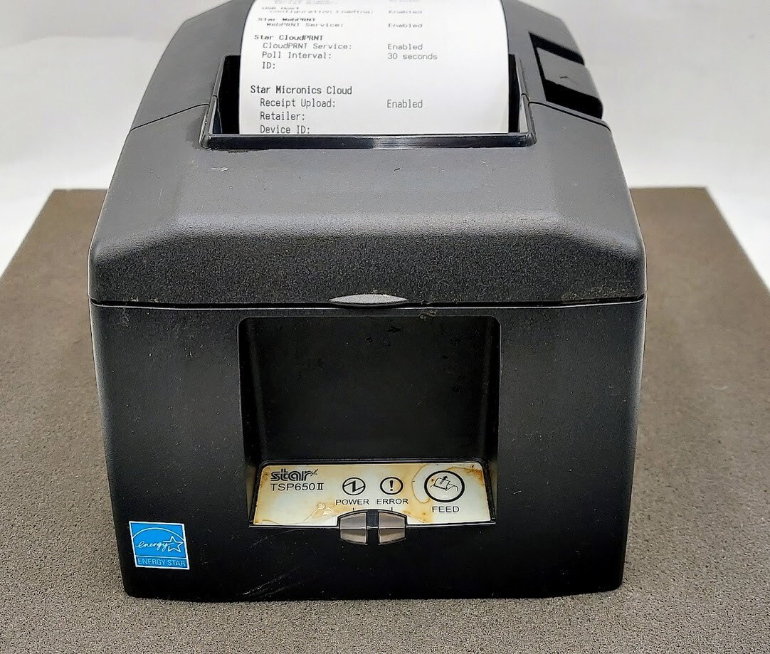 Star TSP650 Thermal POS Receipt Printer USB TSP650