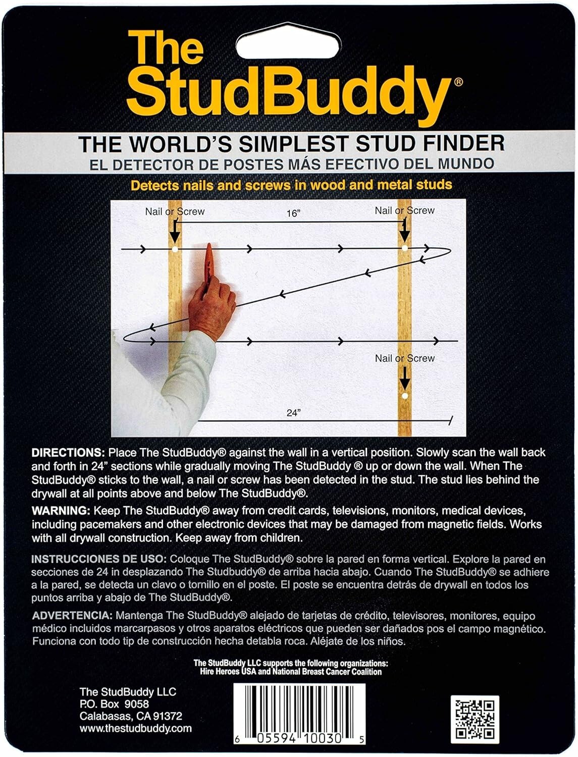 The StudBuddy Magnetic Stud Finder 2 pack NEW