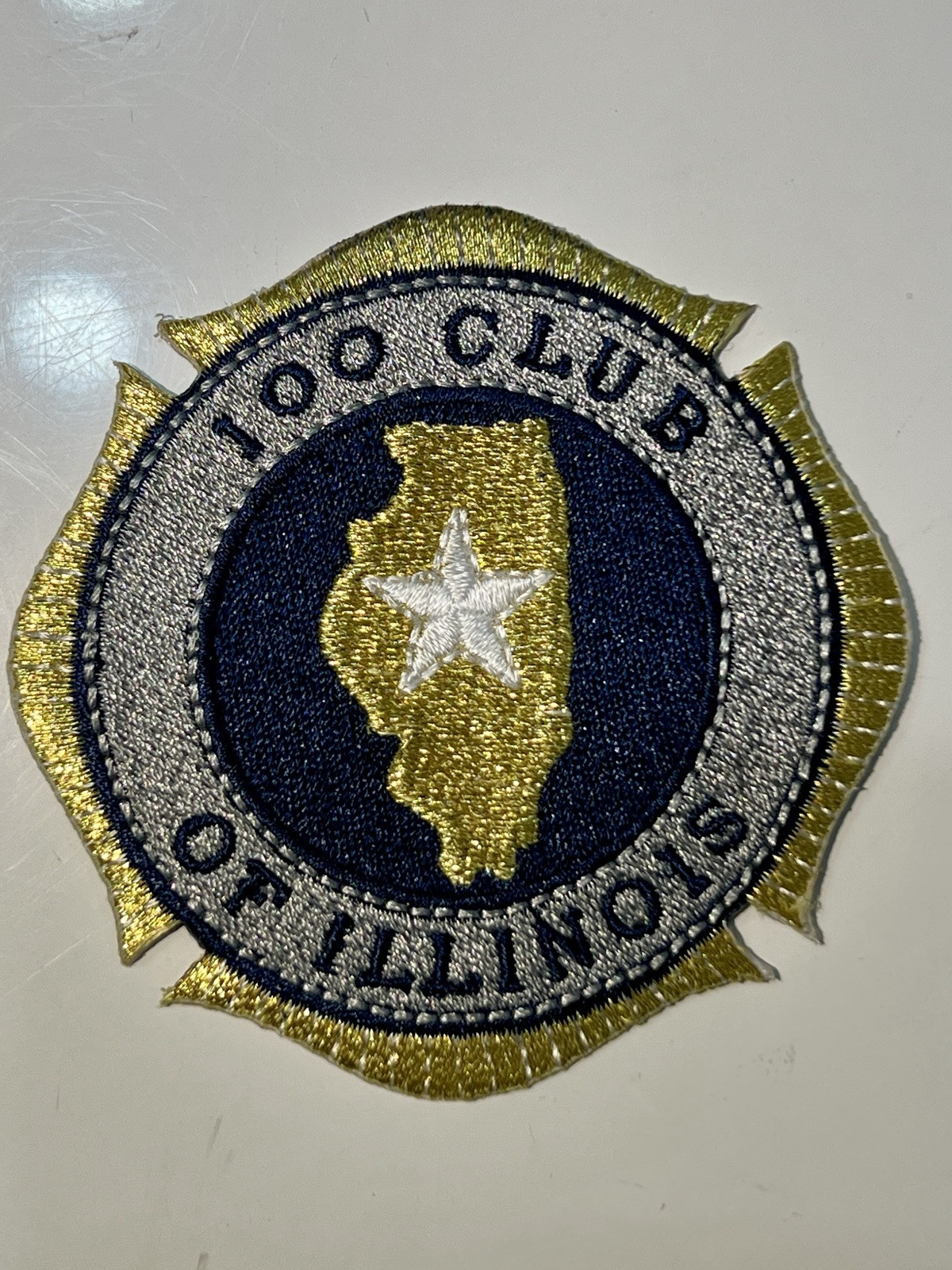 100 Club of Illinois Patch - New / Rare - Low Shipping Cost