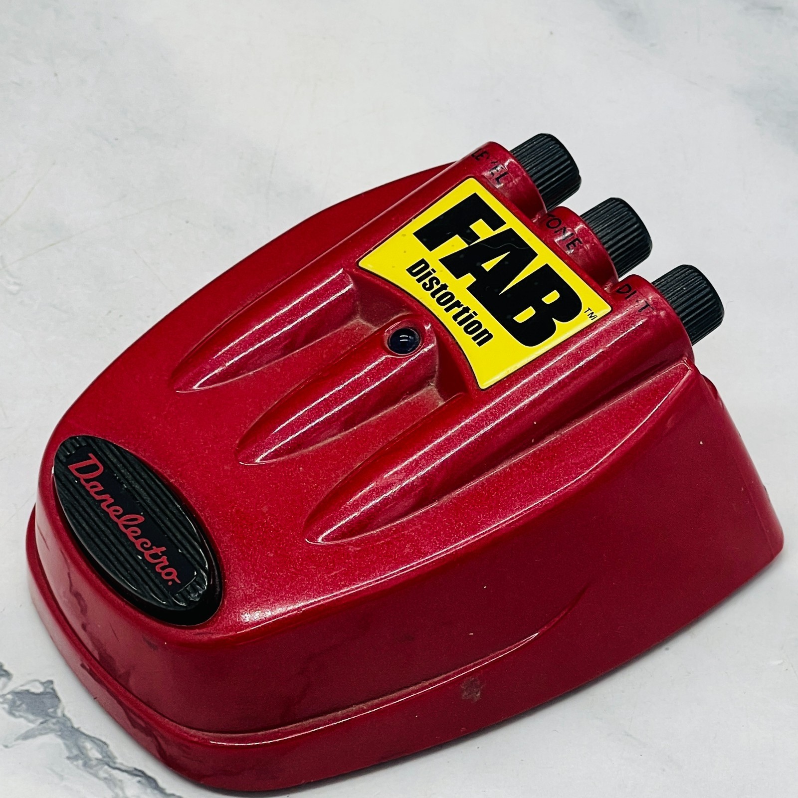 Danelectro D-1 FAB Distortion Guitar Effect Pedal Red
