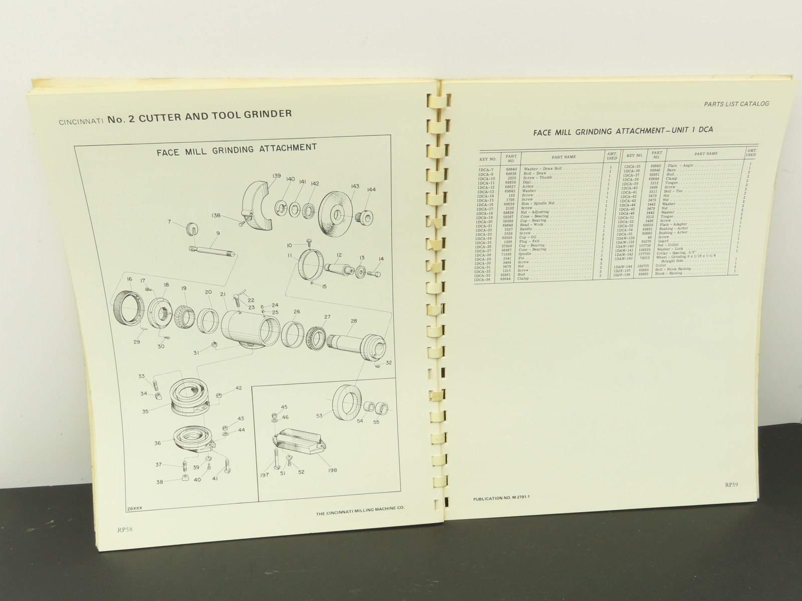 Cincinnati No 2 DO Cutter & Tool Grinder Owner Operator Instruction Manual
