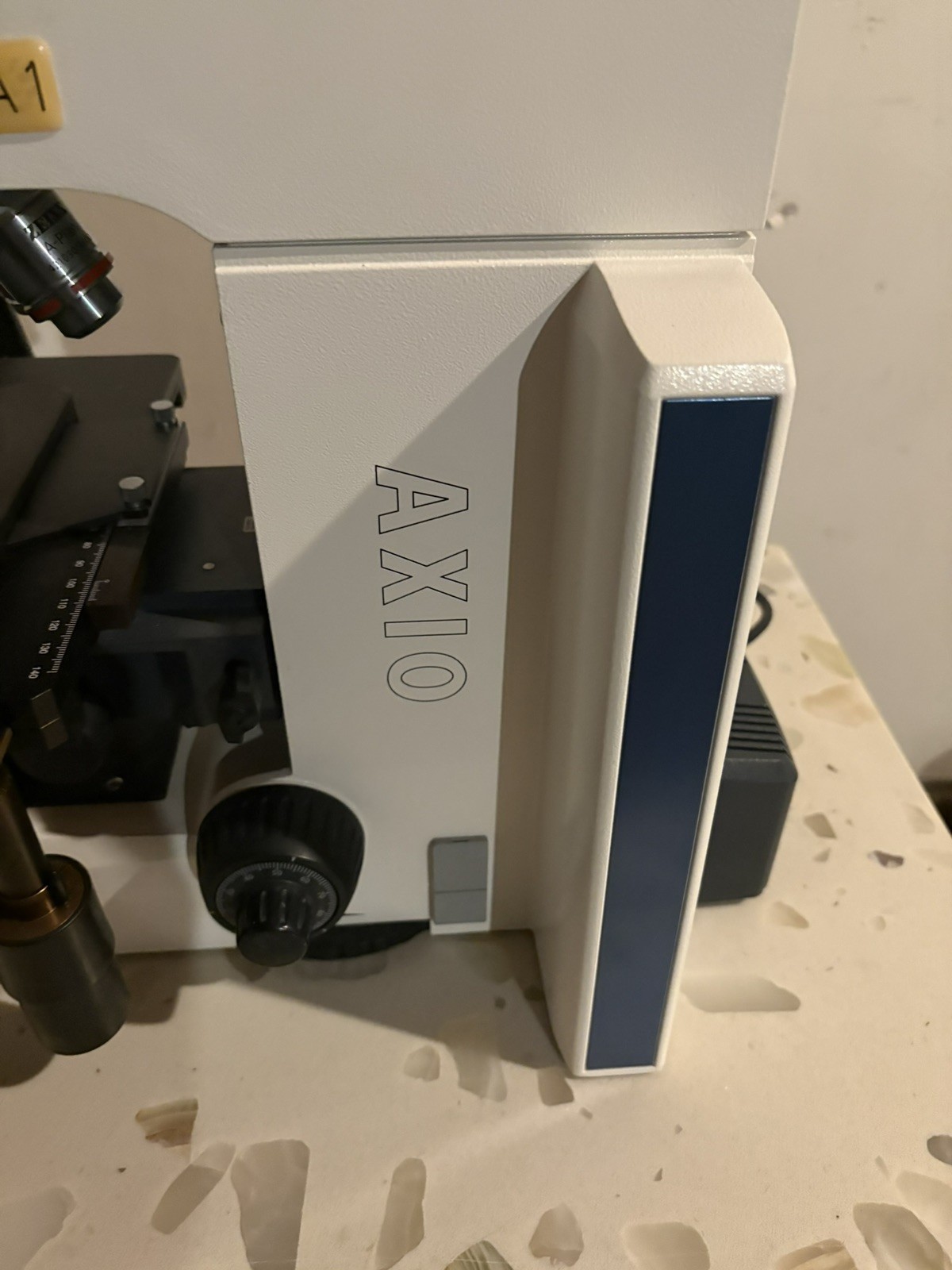 Zeiss AX10 Inverted Microscope - For Parts, includes 2 A-Plan objectives
