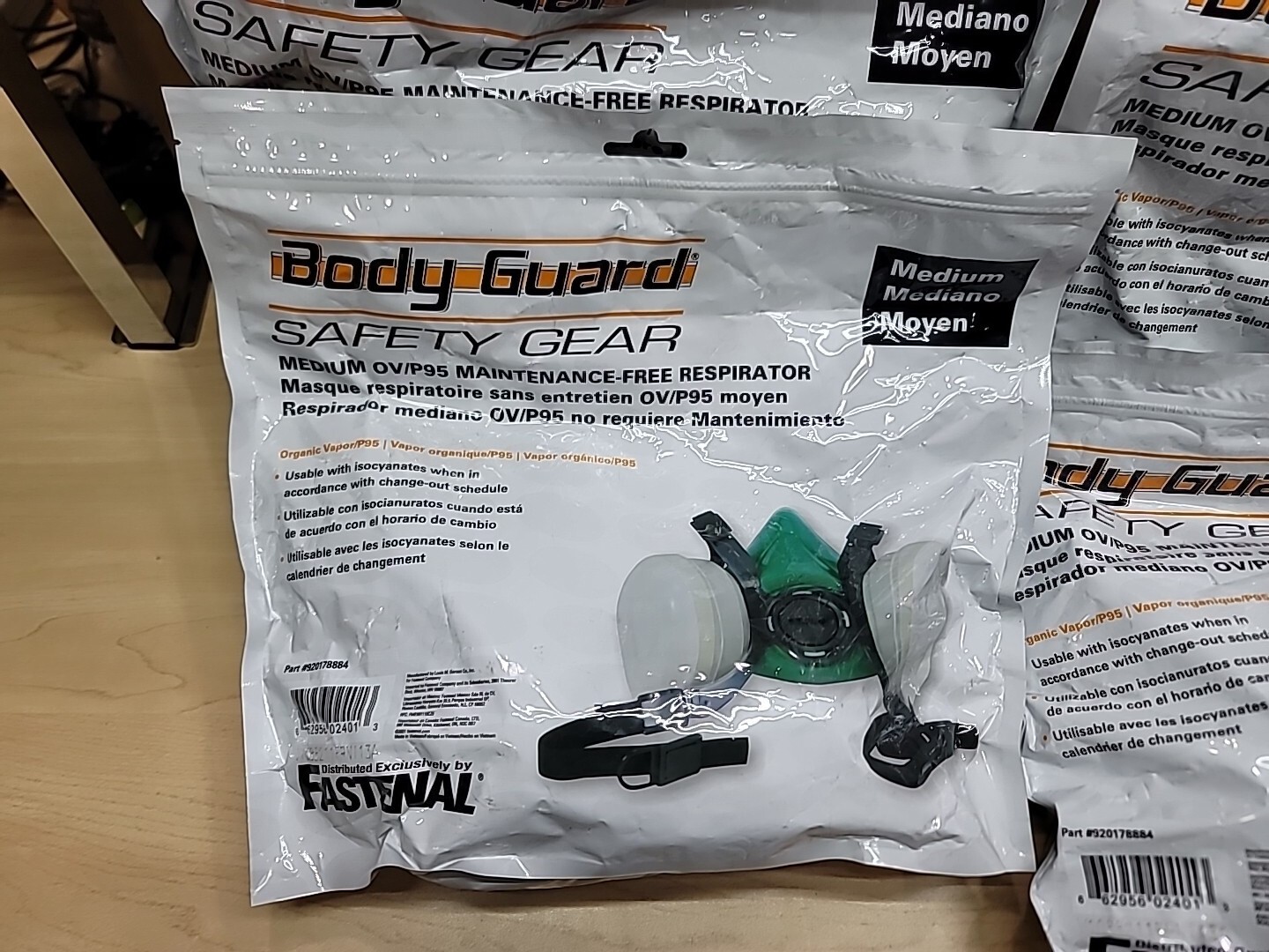 Medium Fastenal Body Guard OV P95 Disposable Paint Respirator Workplace Filter