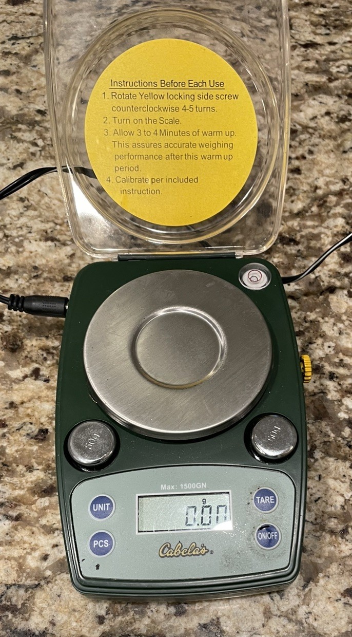 Cabela XT1500 Electronic Scale 1500gn