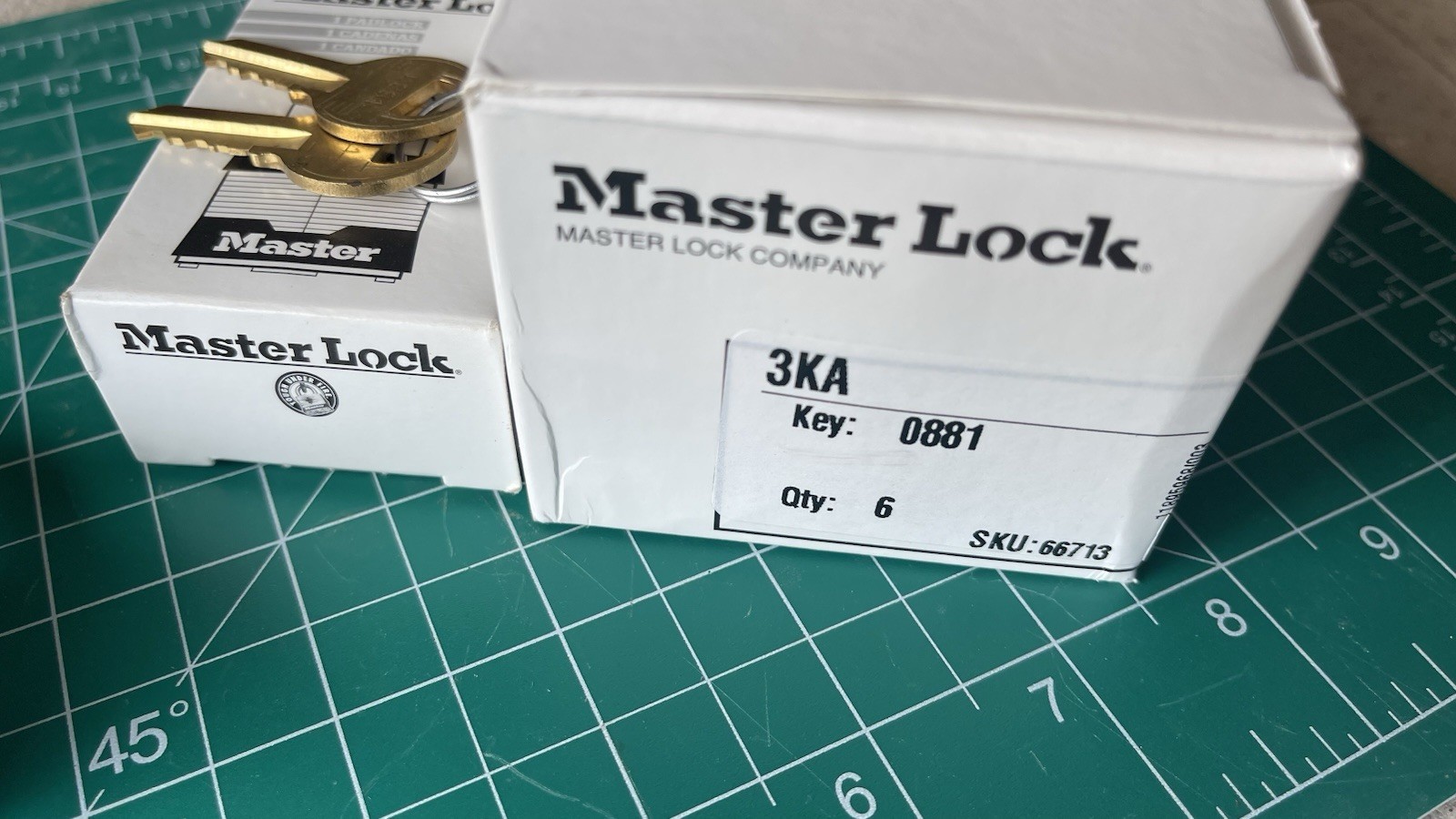Master Lock 3ka0881 Sold in boxes of 6