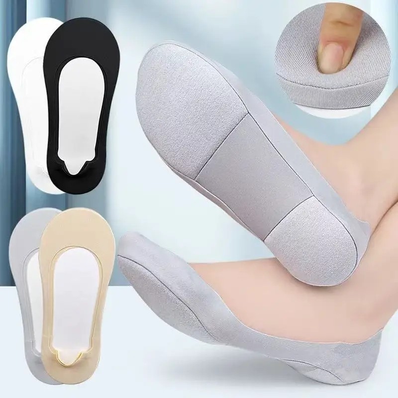 Women Boat Sock Plantar Fasciitis Insoles Shock Absorbing Non-Slip