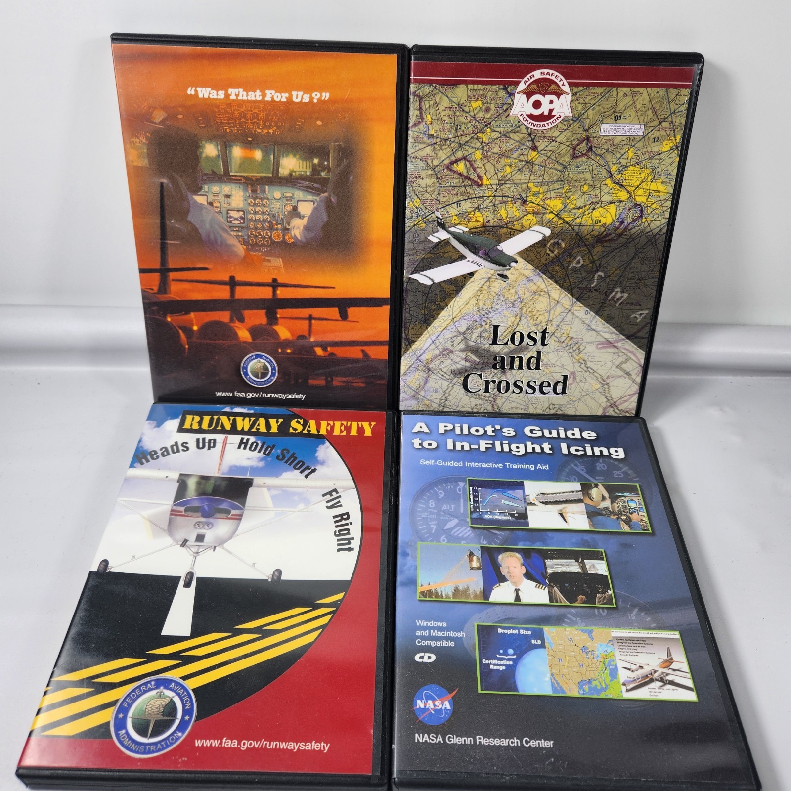 Airplane FLYING DVD Lot Planes Safety Icing Lost Crossed Piloting Aviation