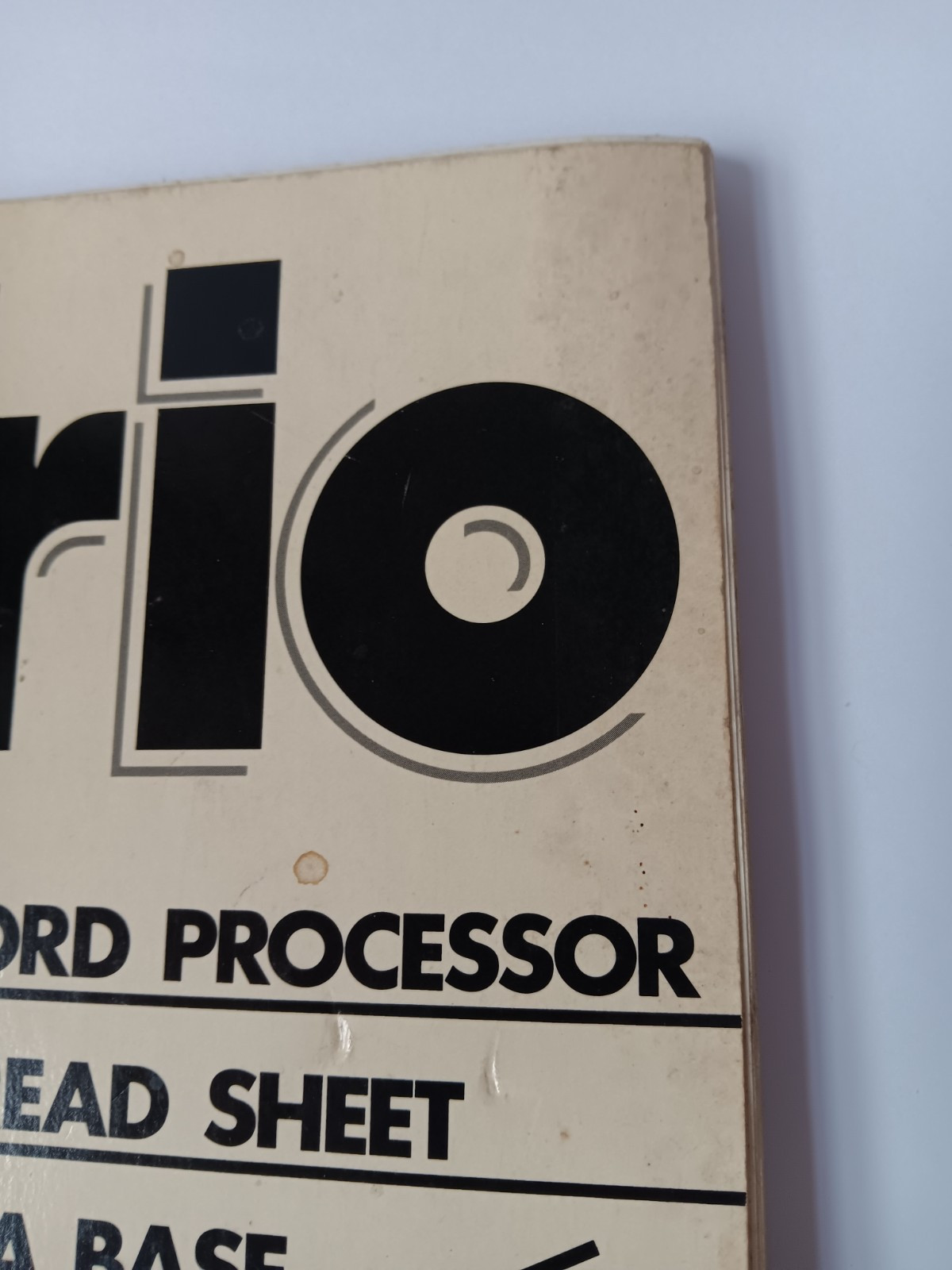 Trio The Integrated Word Processor Spreadsheet Database Manual Guide Softsync