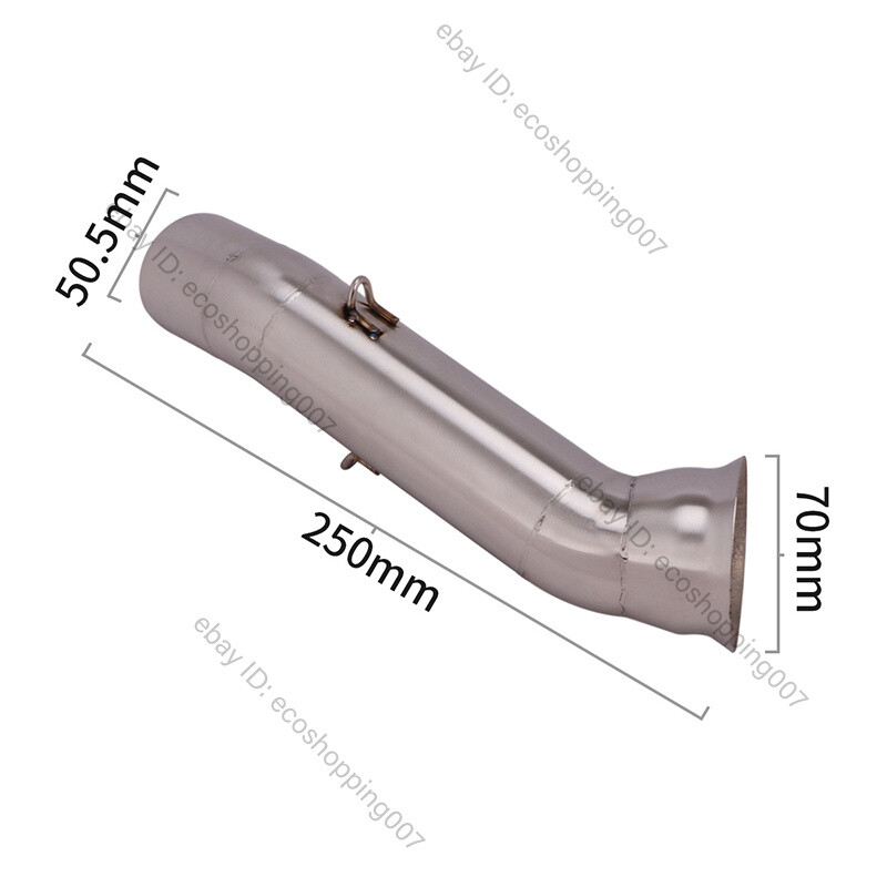 For Ducati Hypermotard 821 Hyperstrada 2013-2018 Exhaust System Mid Link Pipe