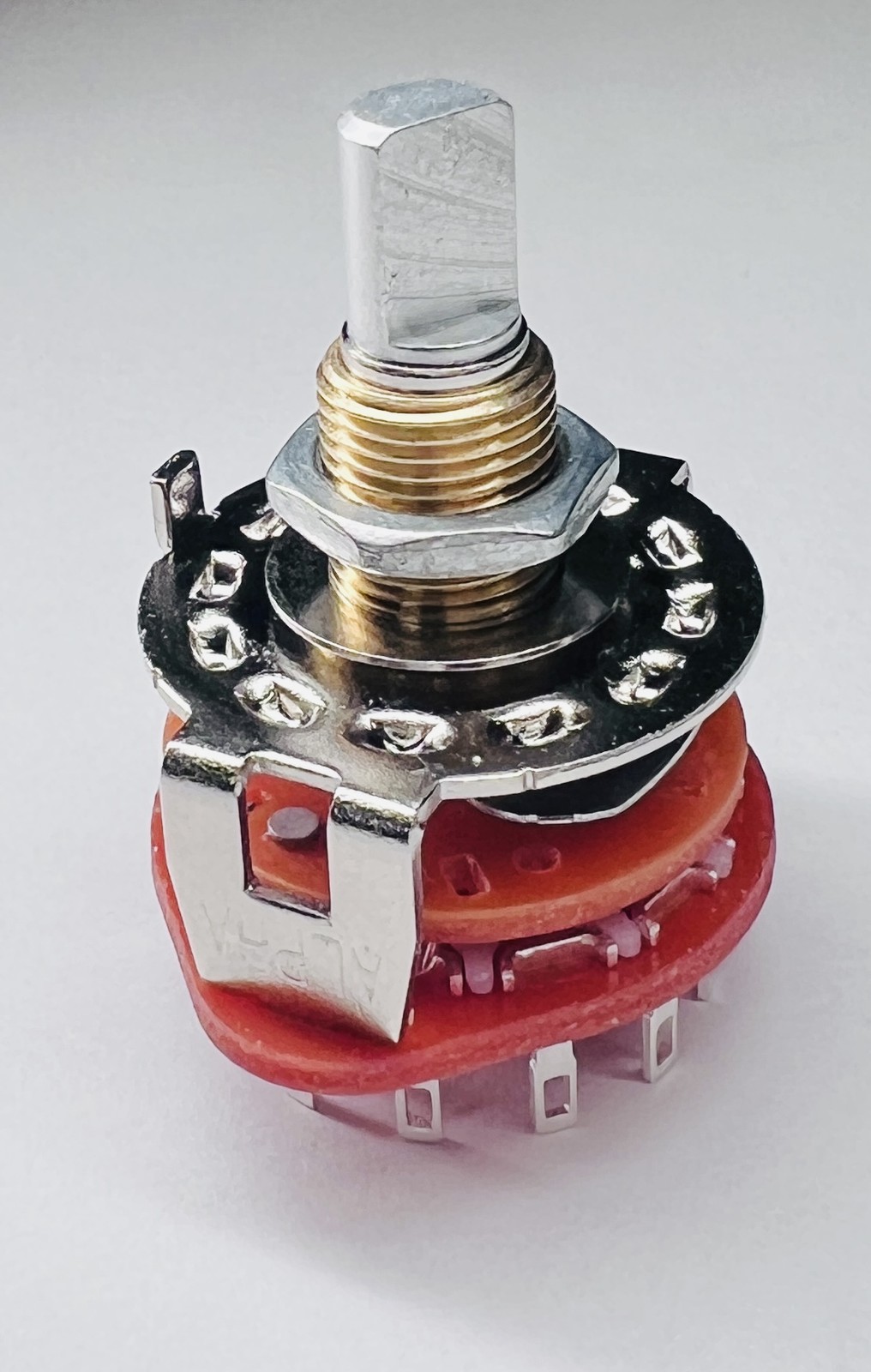 Alpha SR2511F-26FN Rotary Switch 2-Pole 6-Pos 300ma 125VAC N.S. Solder Lot / 10