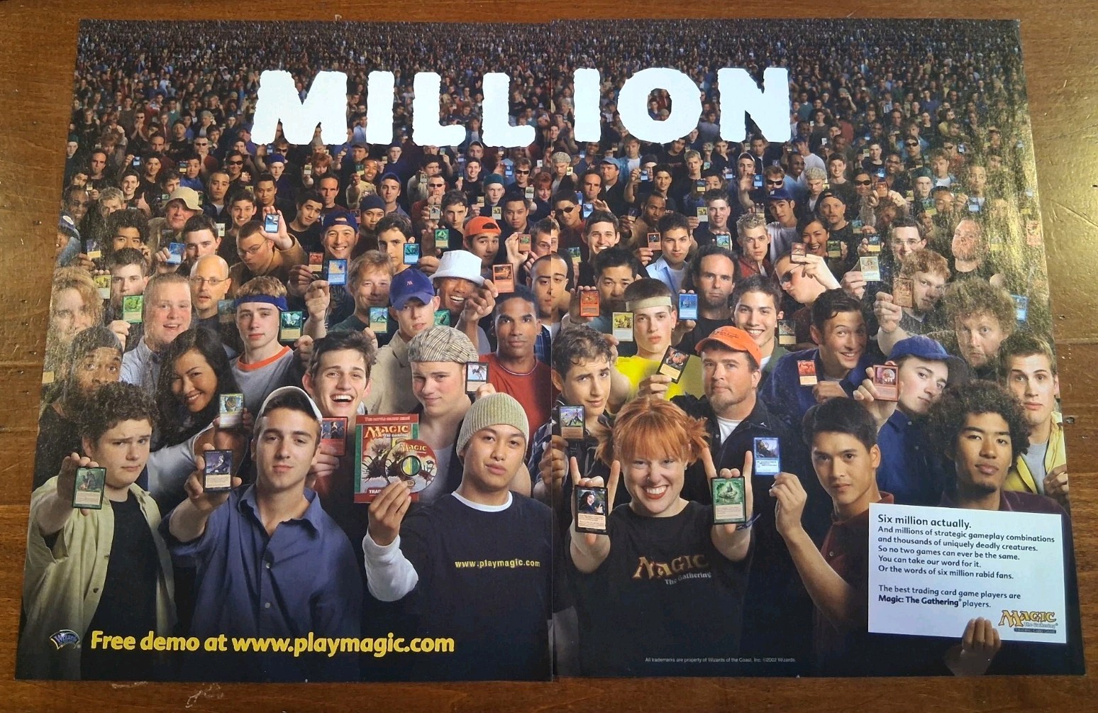 Magic The Gathering Online Video Game Vintage Promo Print Ad 2002 16X11