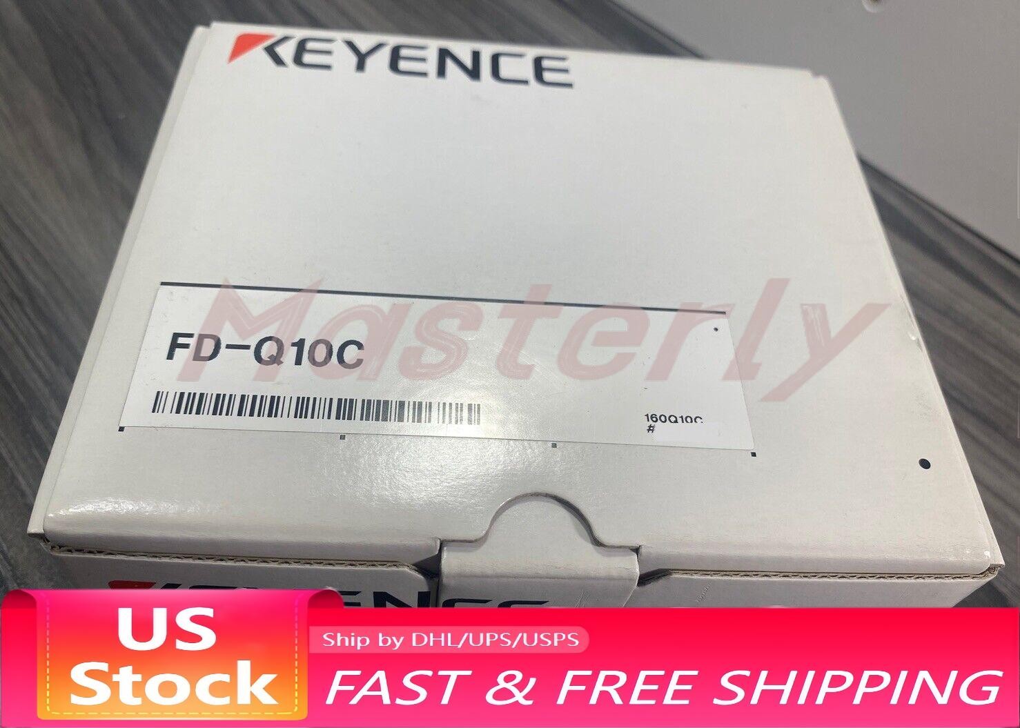 New Keyence FD-Q10C Clamp-on Digital Flow Sensor w/ Sensor Bracket 20-30VDC -USA