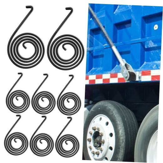 8 Pack Spiral Torsion Springs for Dump Truck Trailer Side Mount Tarp Systems