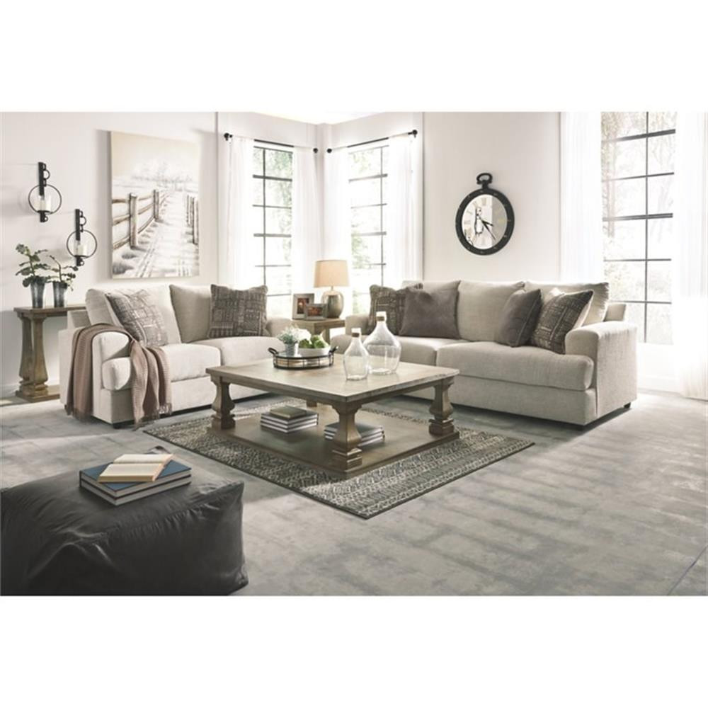 Signature Design by Ashley Soletren Queen Sleeper Sofa in Stone