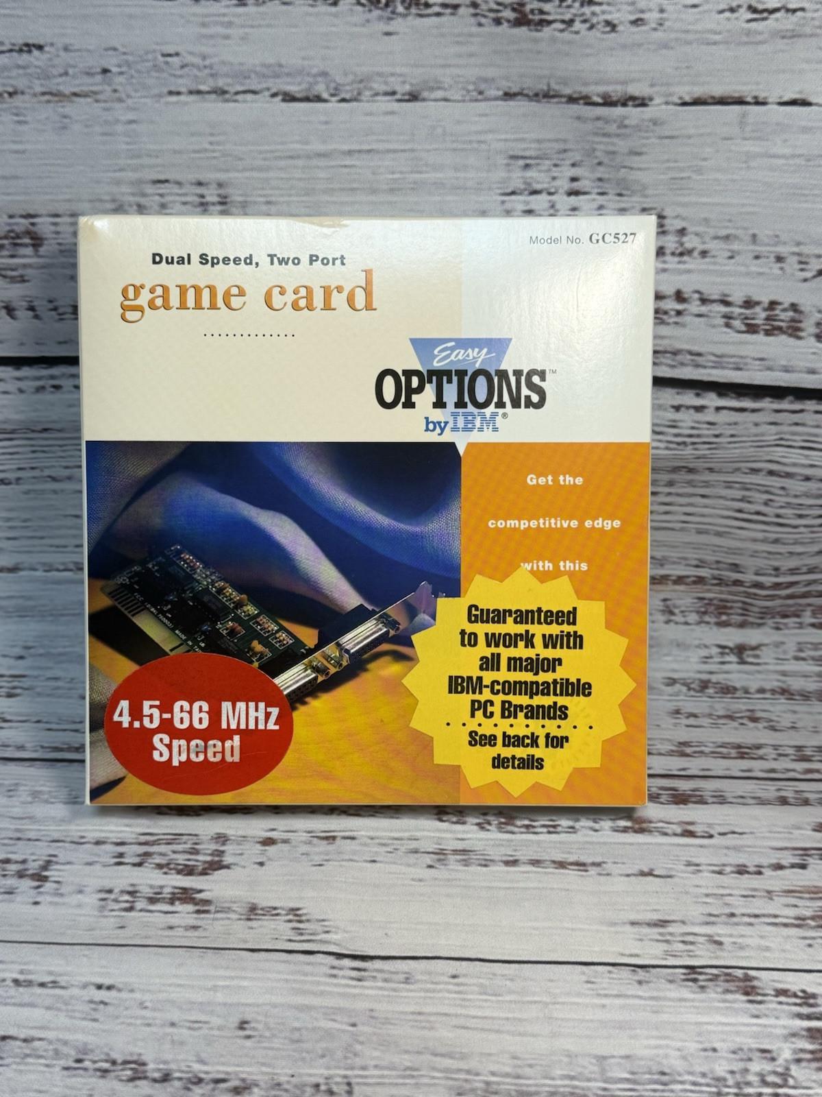 Vintage IBM Easy Options Dual Speed Two Port Game Card GC527  IBM Compatibles