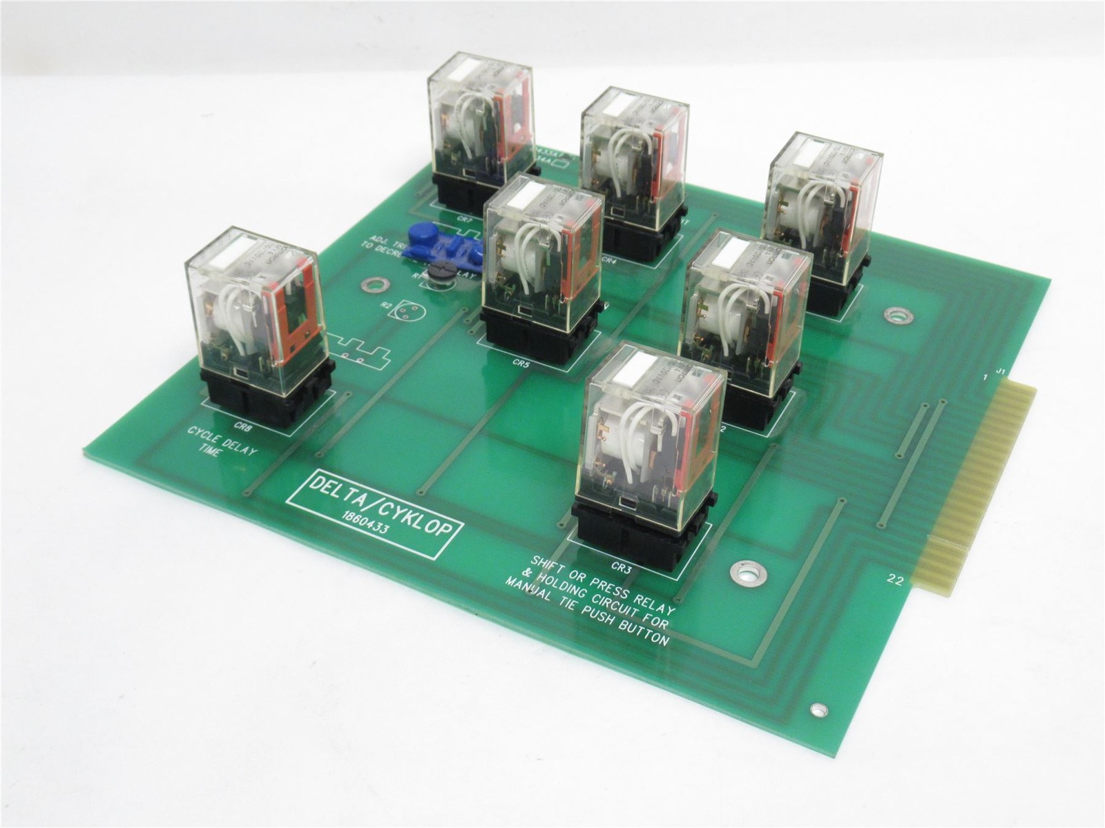 233160 New-No Box; Delta Cyklop 1860433 Strapping Machine PC Relay Board